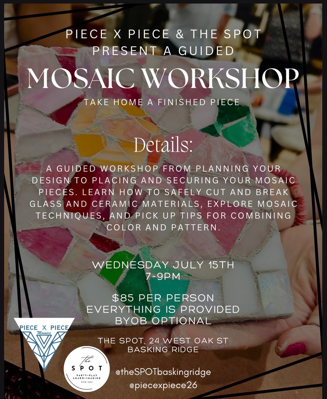Pop- Up Mosaic workshop